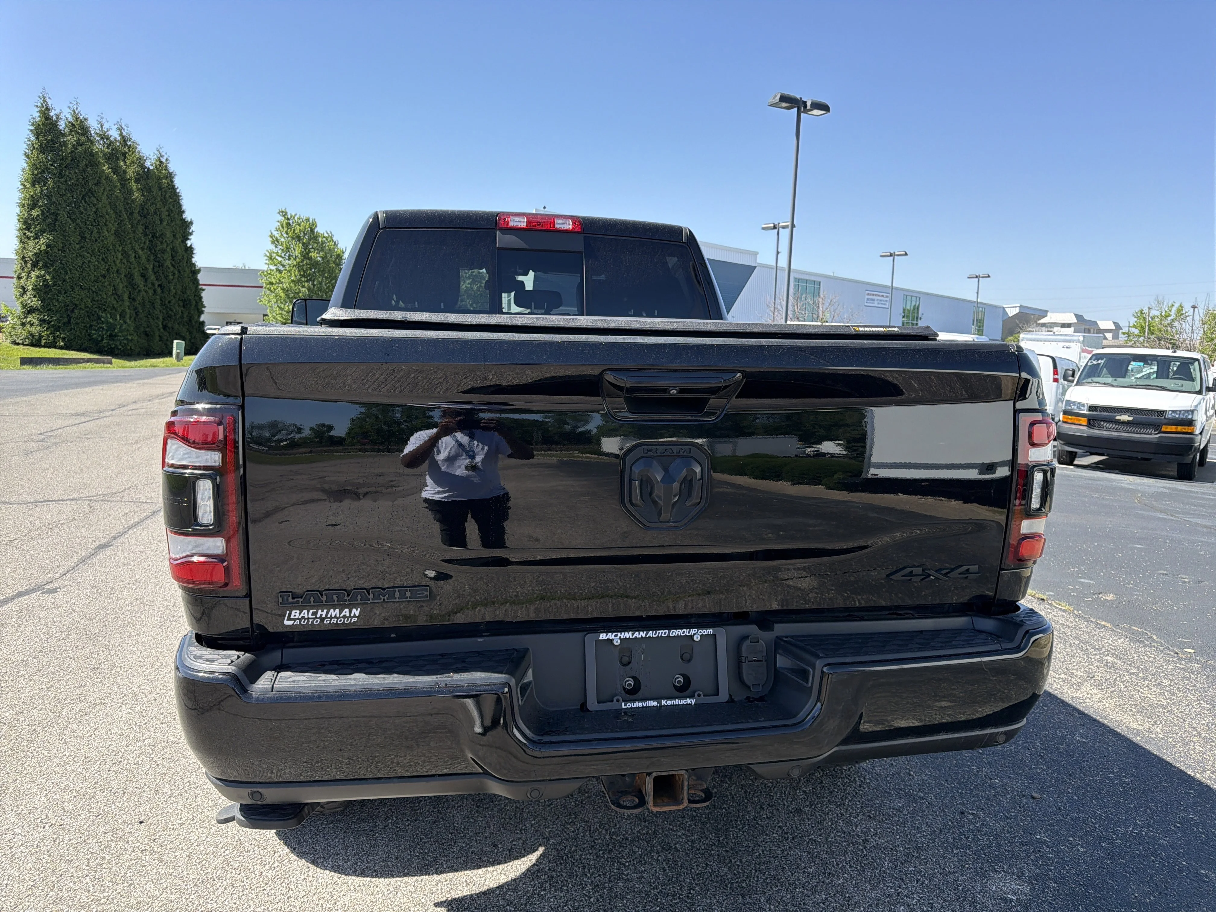 Used 2021 Diamond Black Crystal Pearlcoat Ram Laramie image 6