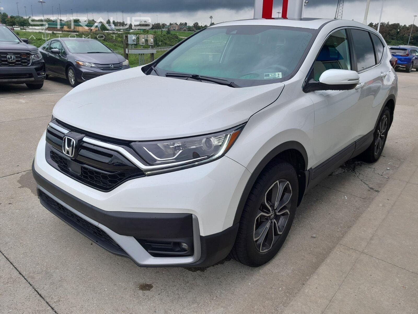 Used 2021 Platinum White Pearl Honda EX-L AWD image 5