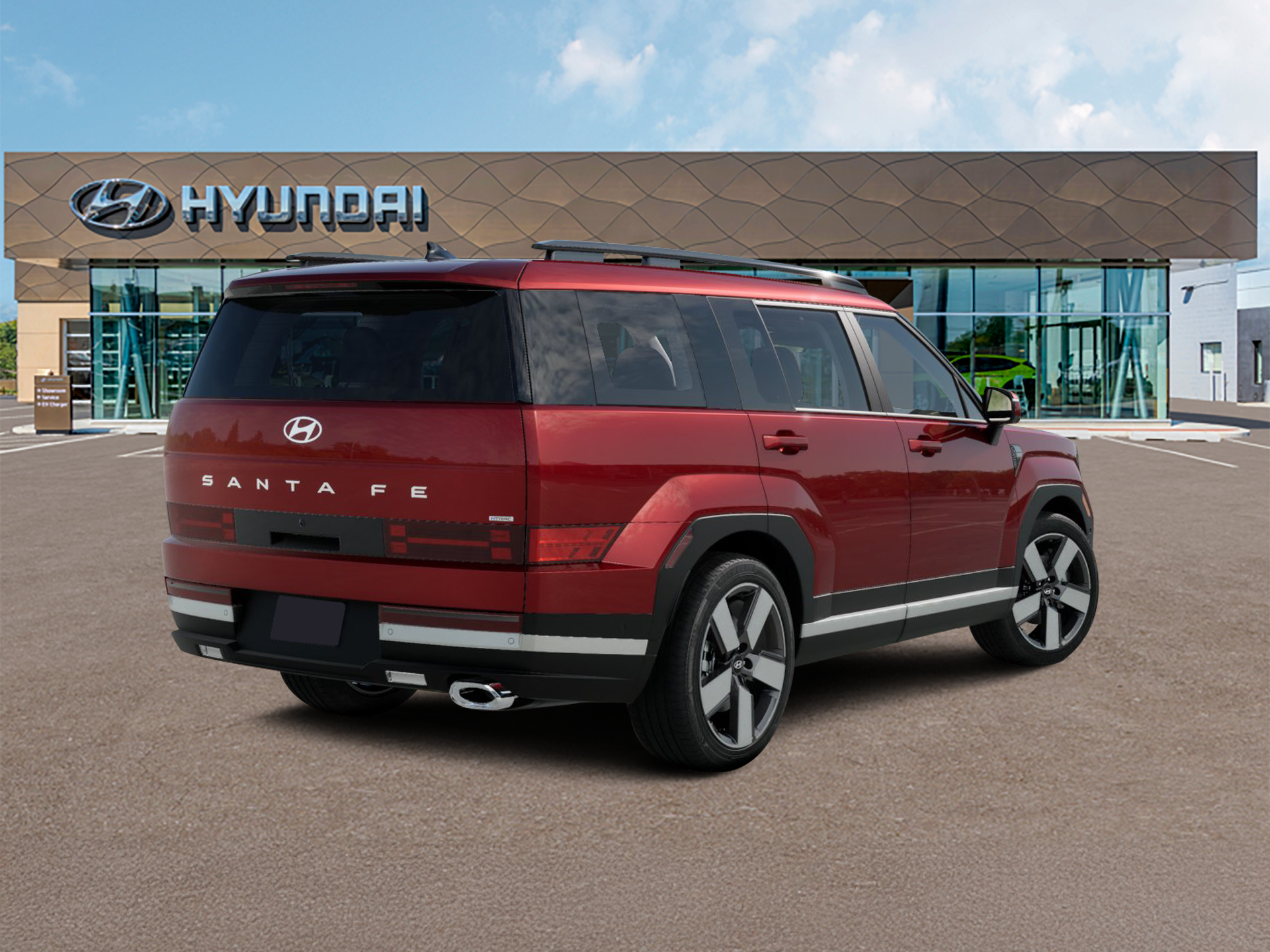 New 2026 Red Hyundai Limited AWD image 5