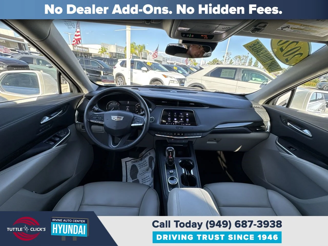 Used 2020 CRYSTAL WHITE TRI CADILLAC TRUCK AWD PREMIUM LUXUR image 2