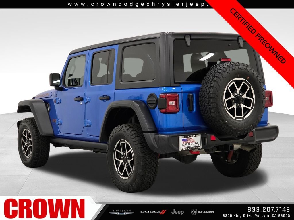 Certified Used 2025 Blue Jeep Rubicon image 5