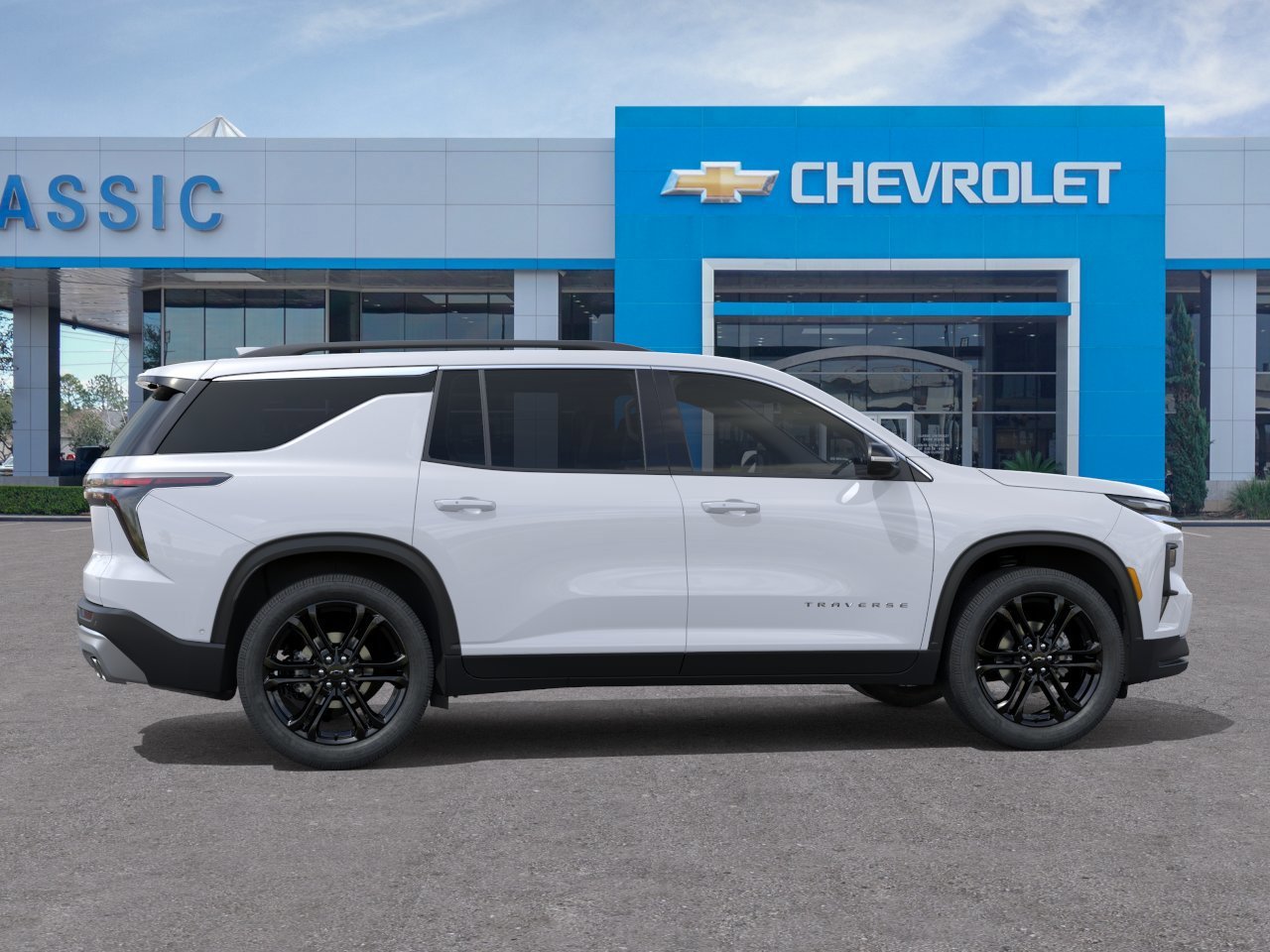 2026 Chevrolet Traverse LT White at Classic Elite Chevrolet Hwy 6