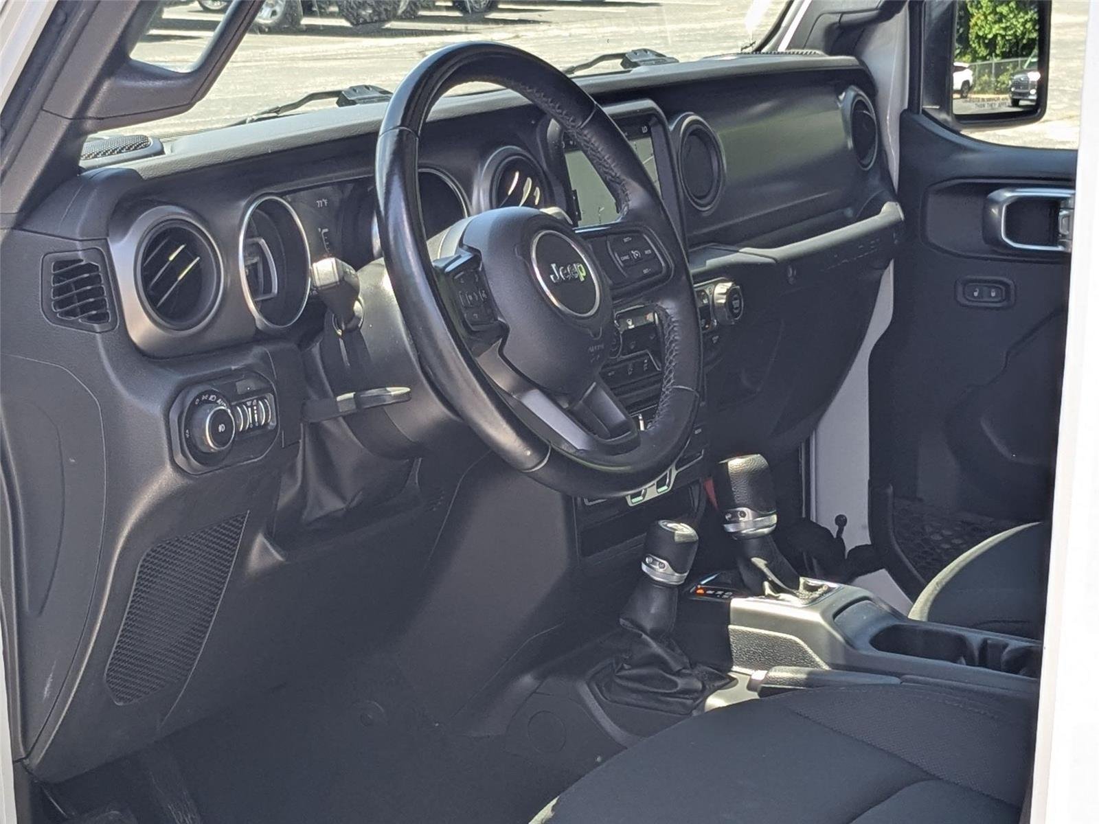 Used 2022 Bright White Clearcoat Jeep Unlimited Sport S image 2