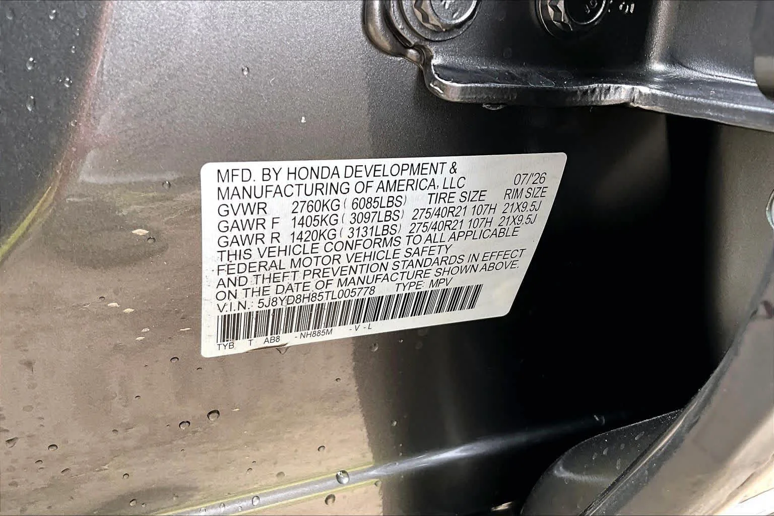 New 2026 Liquid Carbon Metallic Acura Type S w/Advance Package image 22