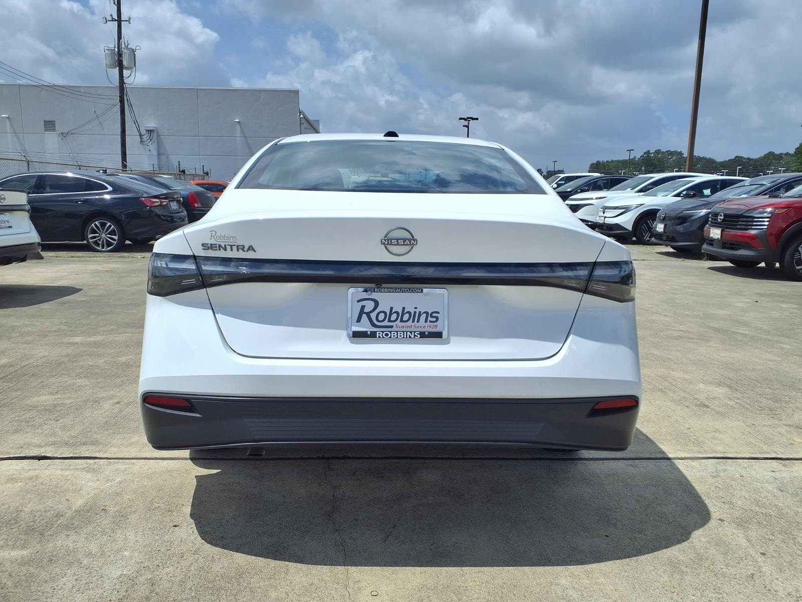 2026 Nissan Sentra S White at Robbins Nissan