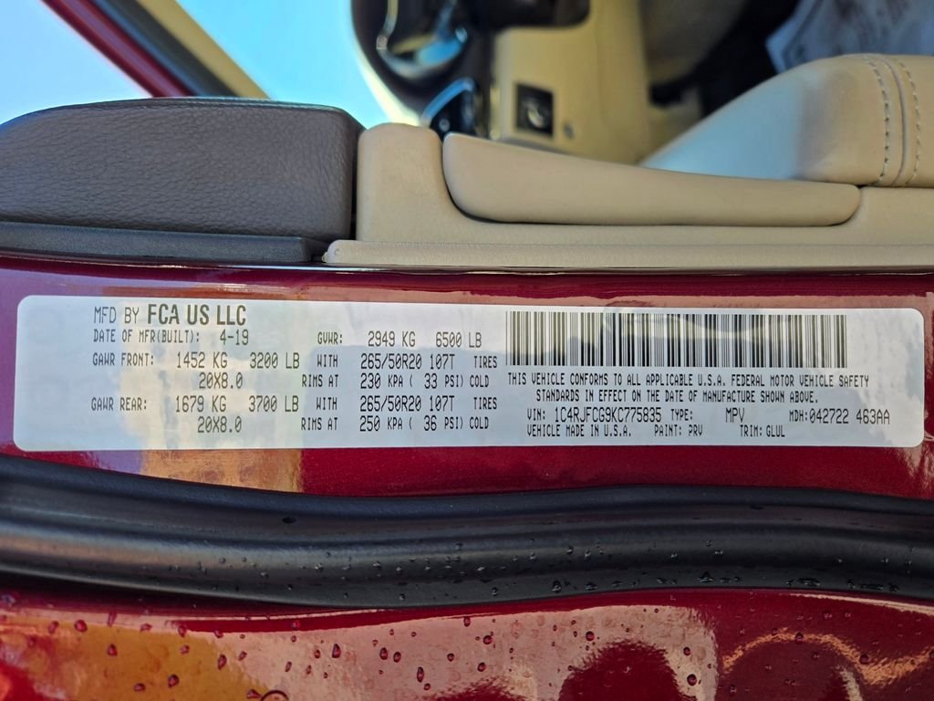 Used 2019 Red Jeep Overland image 36
