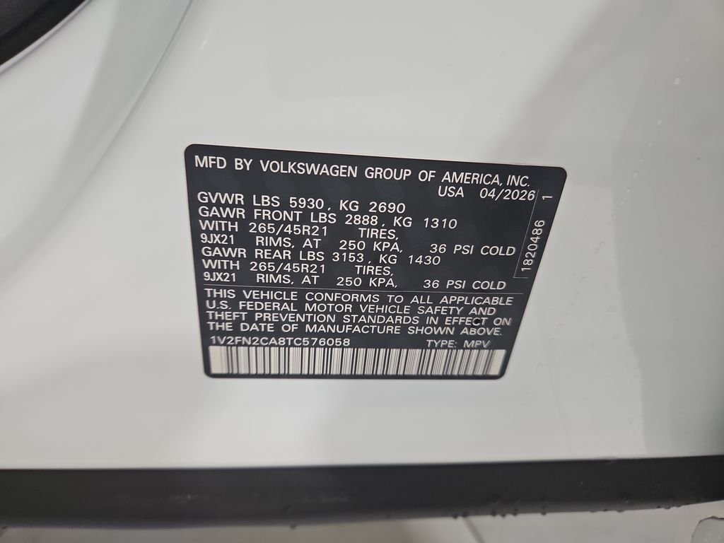 New 2026 White/off-white Volkswagen 2.0T SEL Premium R-Line image 30