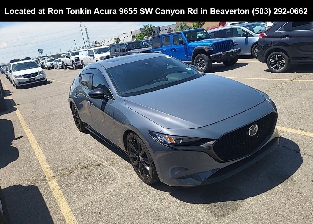 Used 2023 Polymetal Gray Metallic Mazda 2.5 S Carbon Edition image 1