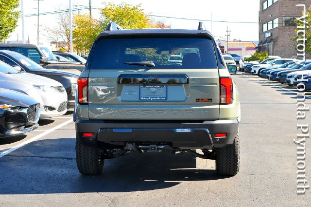 New 2027 Ash Green Metallic Honda TrailSport Elite Blackout image 4