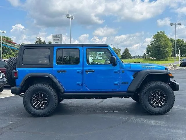 New 2025 Hydro Blue Pearl-Coat Exterior Paint Jeep Willys image 3