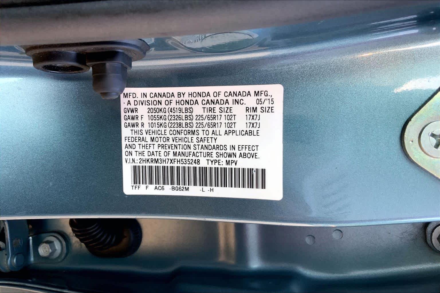 Used 2015 Mountain Air Metallic Honda EX-L image 30
