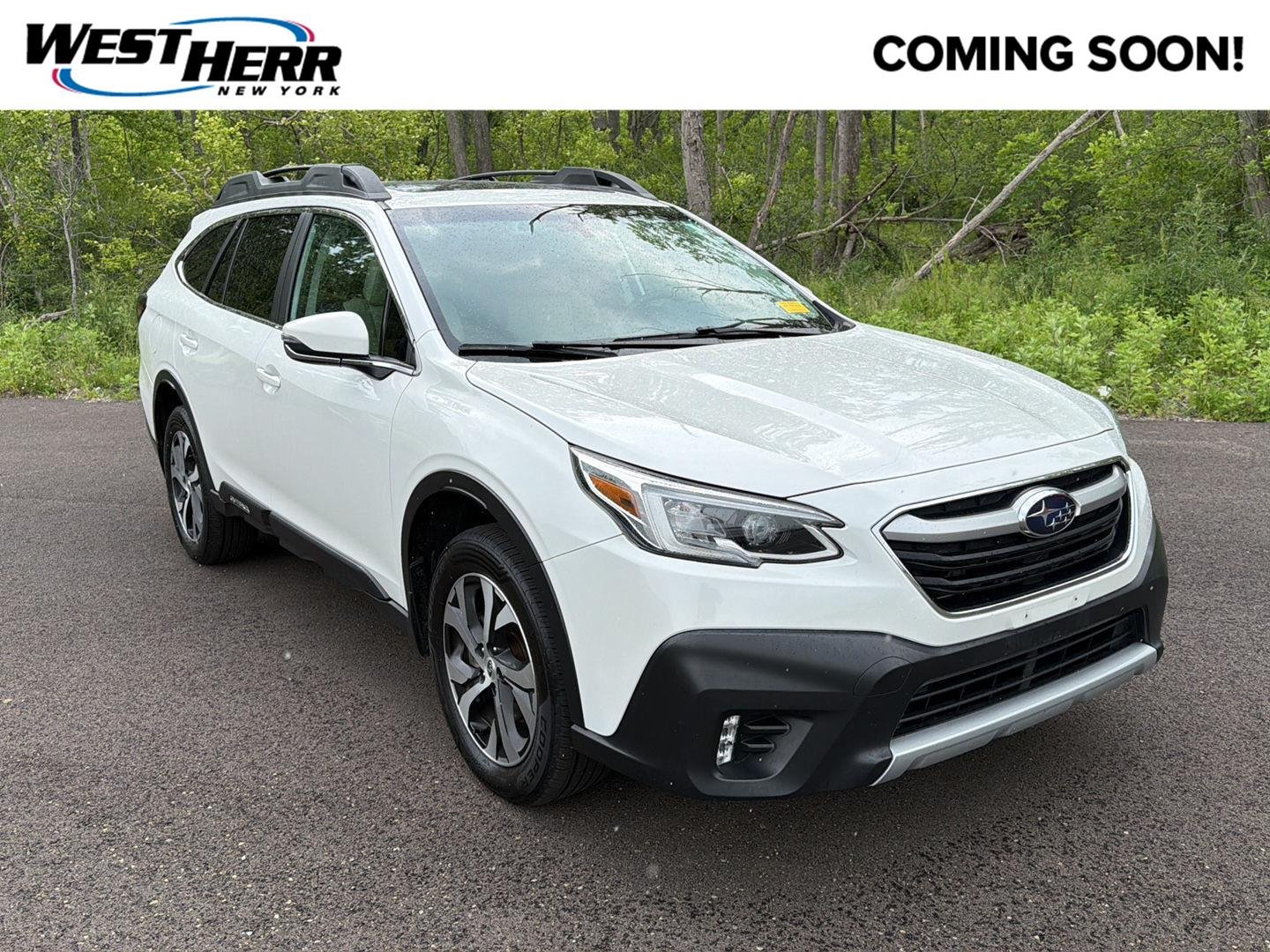 Used 2020 Crystal White Pearl Subaru Limited image 1
