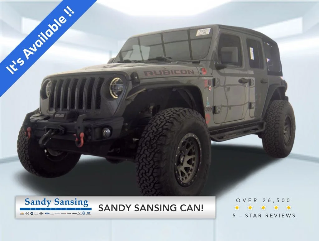 Used 2019 Gray Jeep Unlimited Rubicon image 1