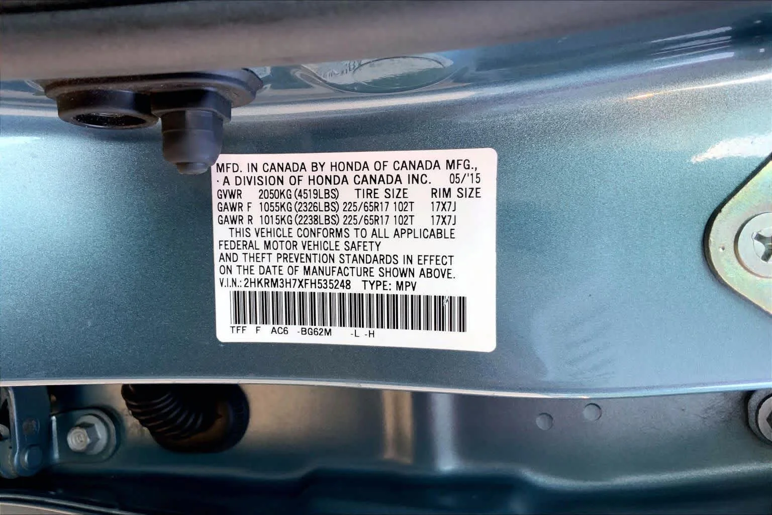 Used 2015 BLUE Honda EX-L image 30