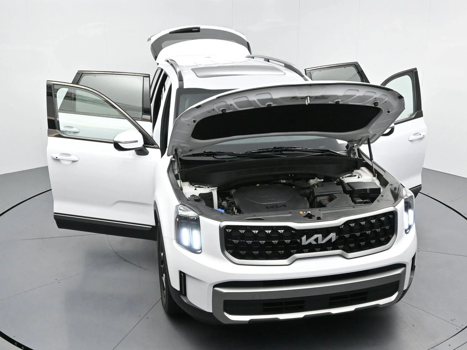 Used 2023 Glacial White Pearl Kia EX X-Line image 49