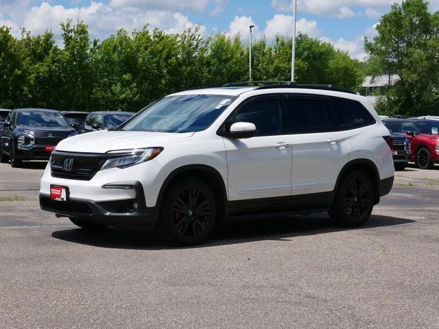 Used 2021 Honda Pilot Black Edition with VIN 5FNYF6H78MB011969 for sale in White Bear Lake, Minnesota