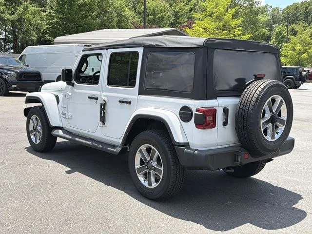 Used 2021 White Jeep Unlimited Sahara image 11