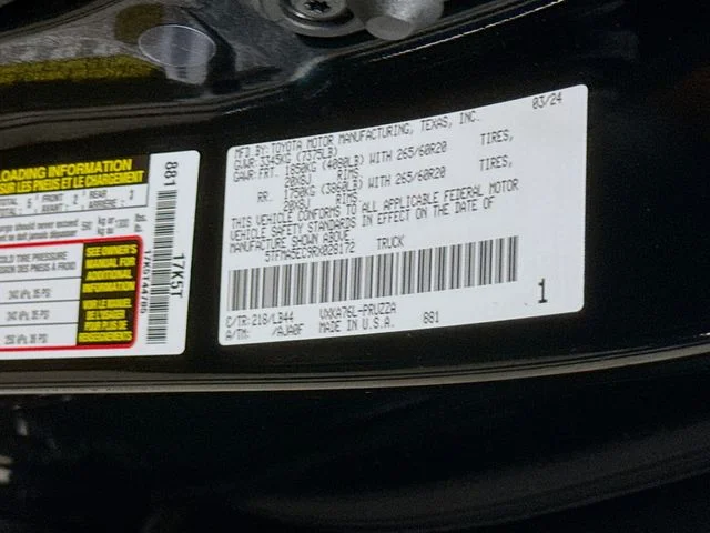 Used 2024 Black Toyota 1794 image 34