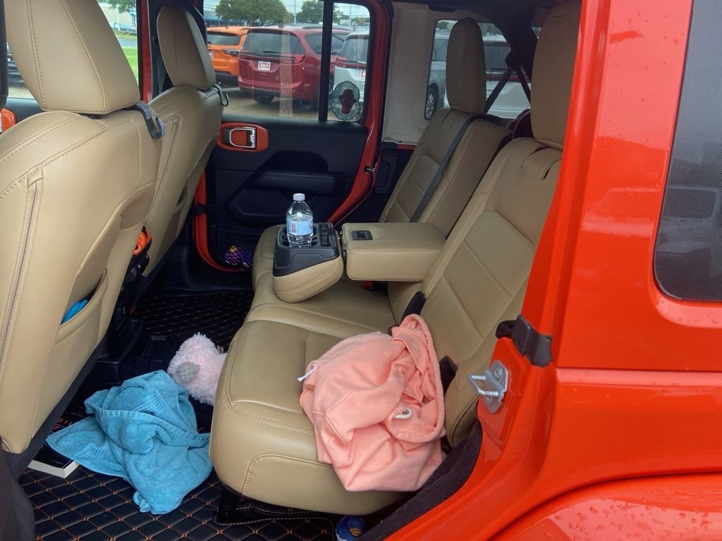 Used 2019 Orange Jeep Unlimited Sahara image 30