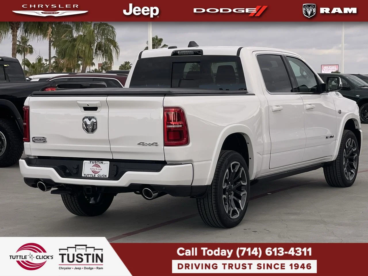 New 2027 Bright White Clear-Coat Exterior Paint RAM Longhorn image 12