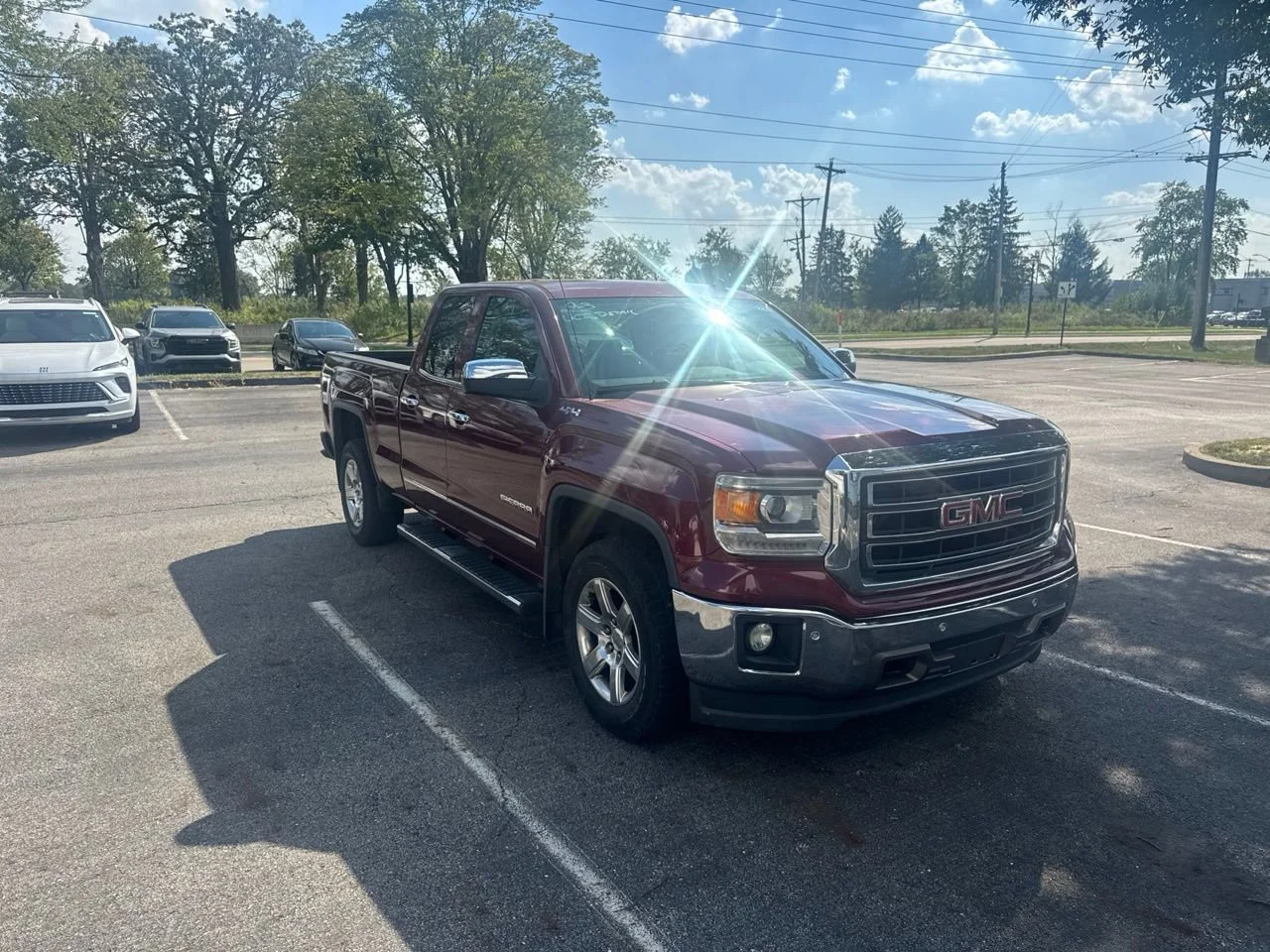 Used 2014 SONOMA RED METALLIC GMC SLT image 3
