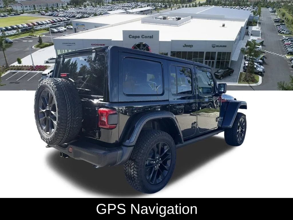 Certified Used 2025 Black Jeep Sahara 4xe image 3