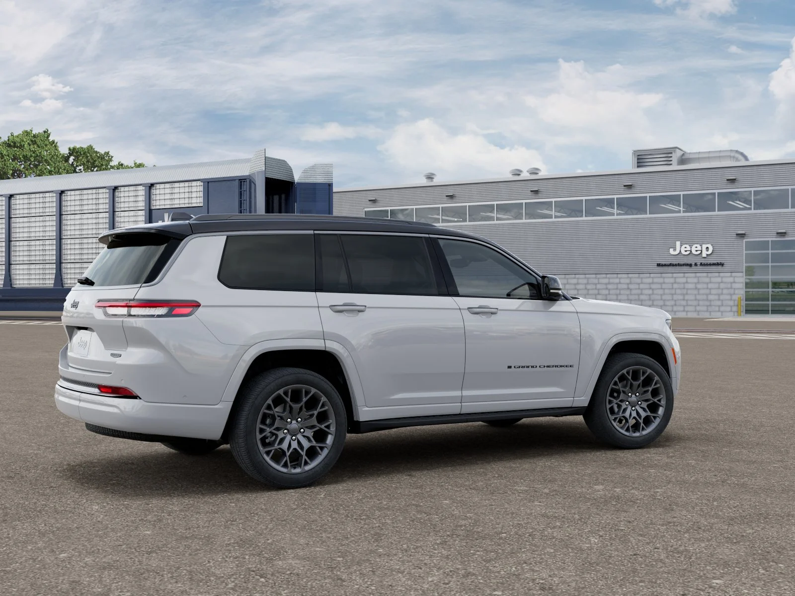 New 2026 Bright White Clear-Coat Exterior Paint Jeep Summit image 2
