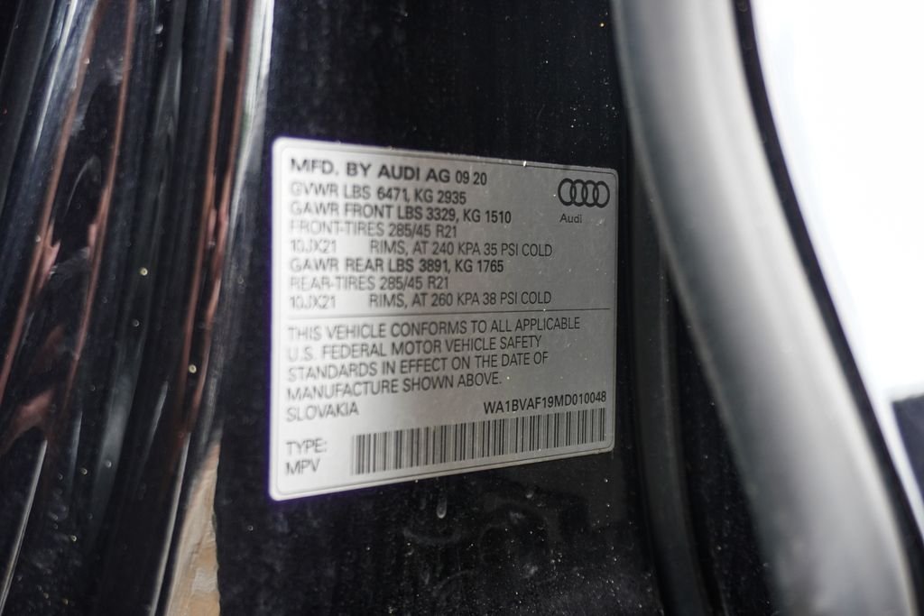 Used 2021 Black Audi 55 Premium Plus image 48