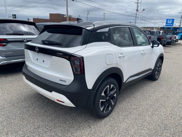 New 2026 Aspen White TriCoat / Super Black Two-tone Nissan SV image 18