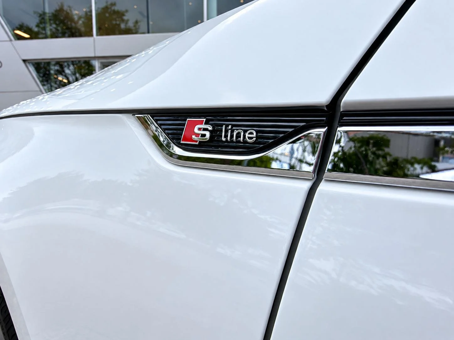 Used 2024 Arkona White Audi S line Premium image 12