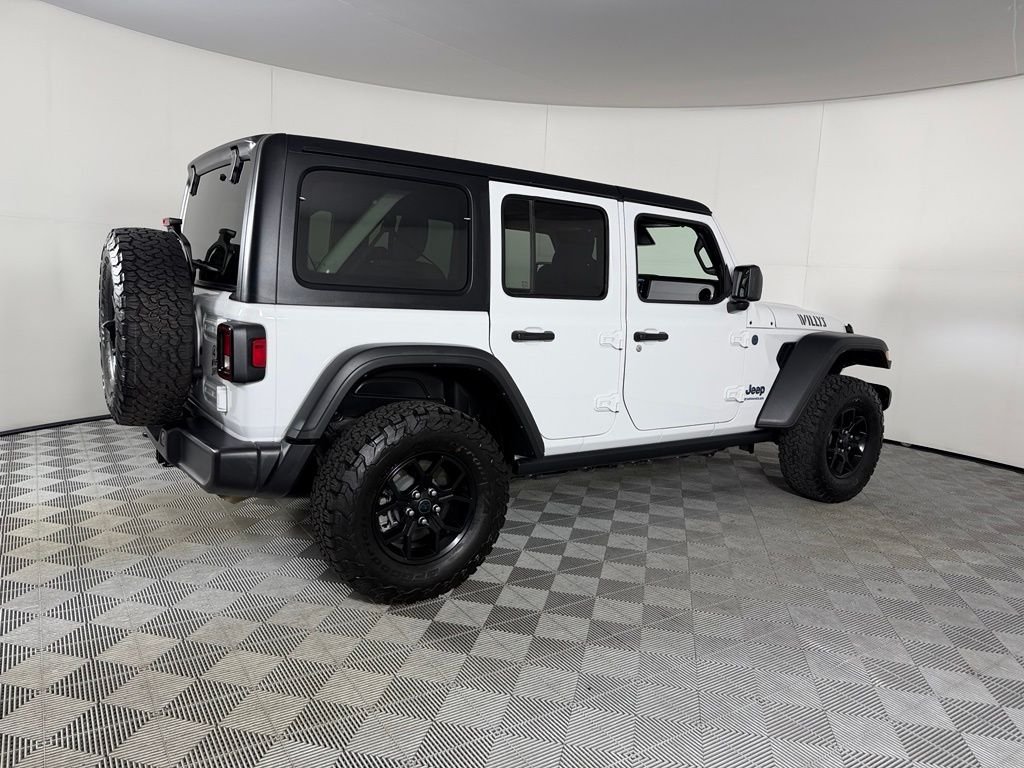 Certified Used 2025 White Jeep Willys 4xe image 6
