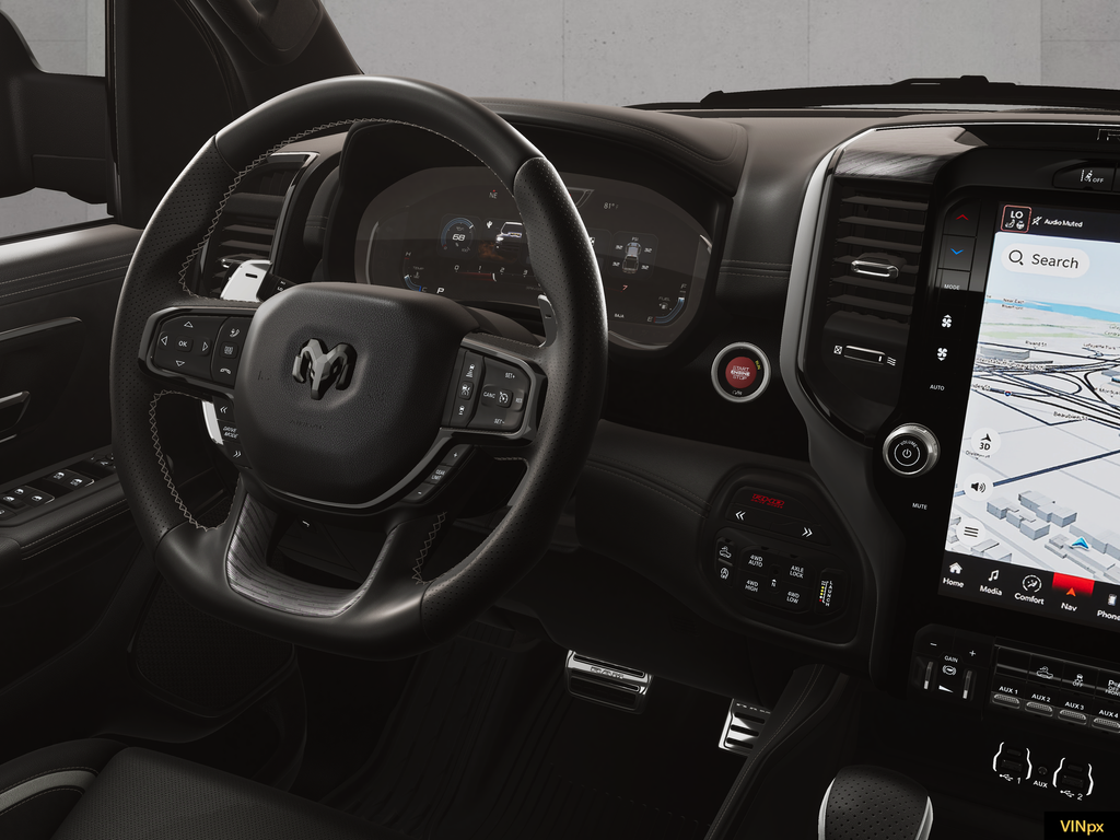 New 2026 Diamond Black Crystal Pearl-Coat Exterior Paint RAM RHO image 20