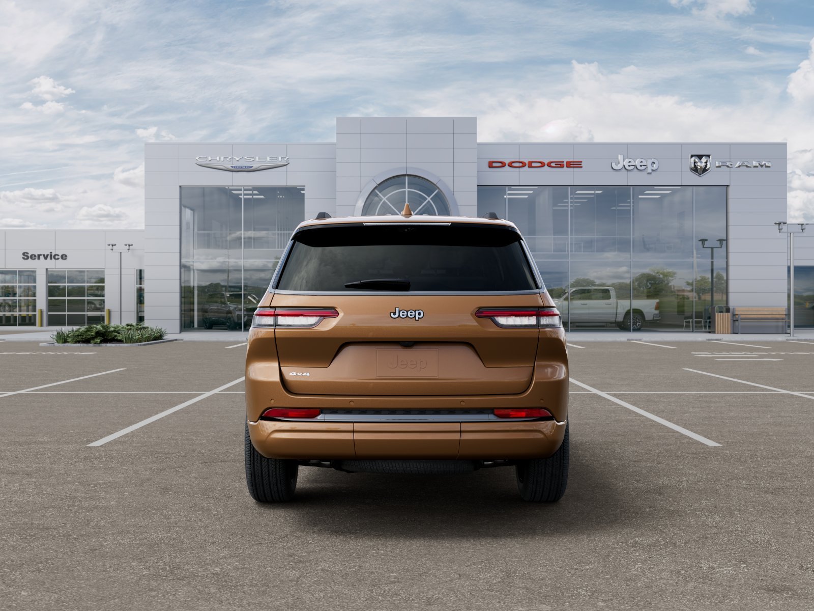 New 2026 Copper Shino Metallic Clear-Coat Exterior Paint Jeep Limited Reserve image 12