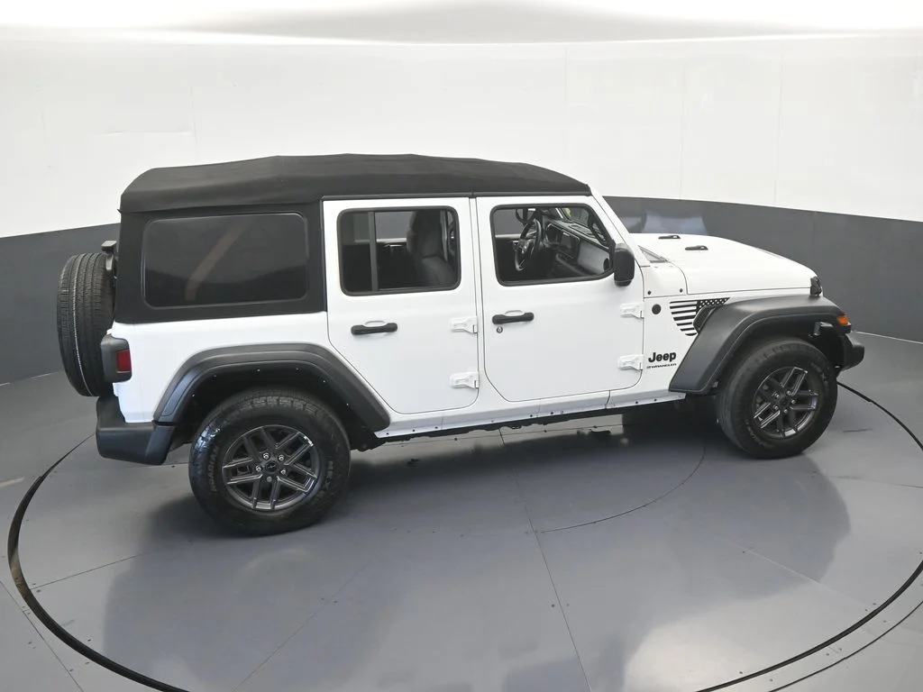 Used 2024 Bright White Clearcoat Jeep Sport S image 47