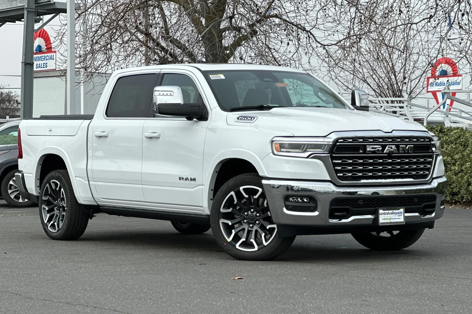 New 2026 Bright White Clear-Coat Exterior Paint RAM Longhorn image 2