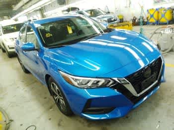 Used 2023 Electric Blue Metallic Nissan SV image 2