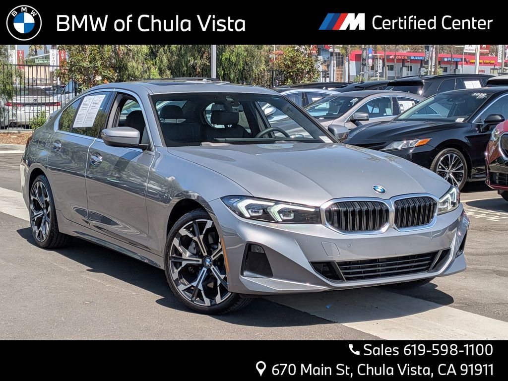 Used 2025 Gray BMW 330i xDrive image 1
