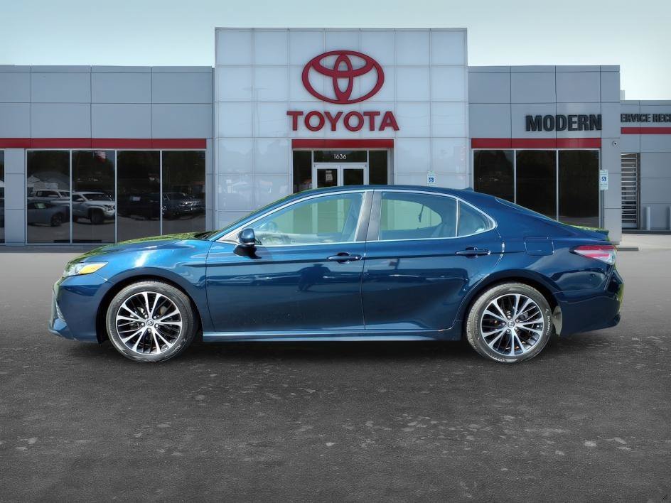 Used 2019 Galactic Aqua Mica Toyota SE image 2
