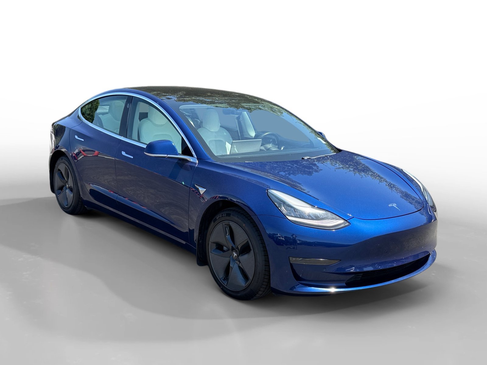 Used 2020 Deep Blue Metallic Tesla Standard Range Plus image 7
