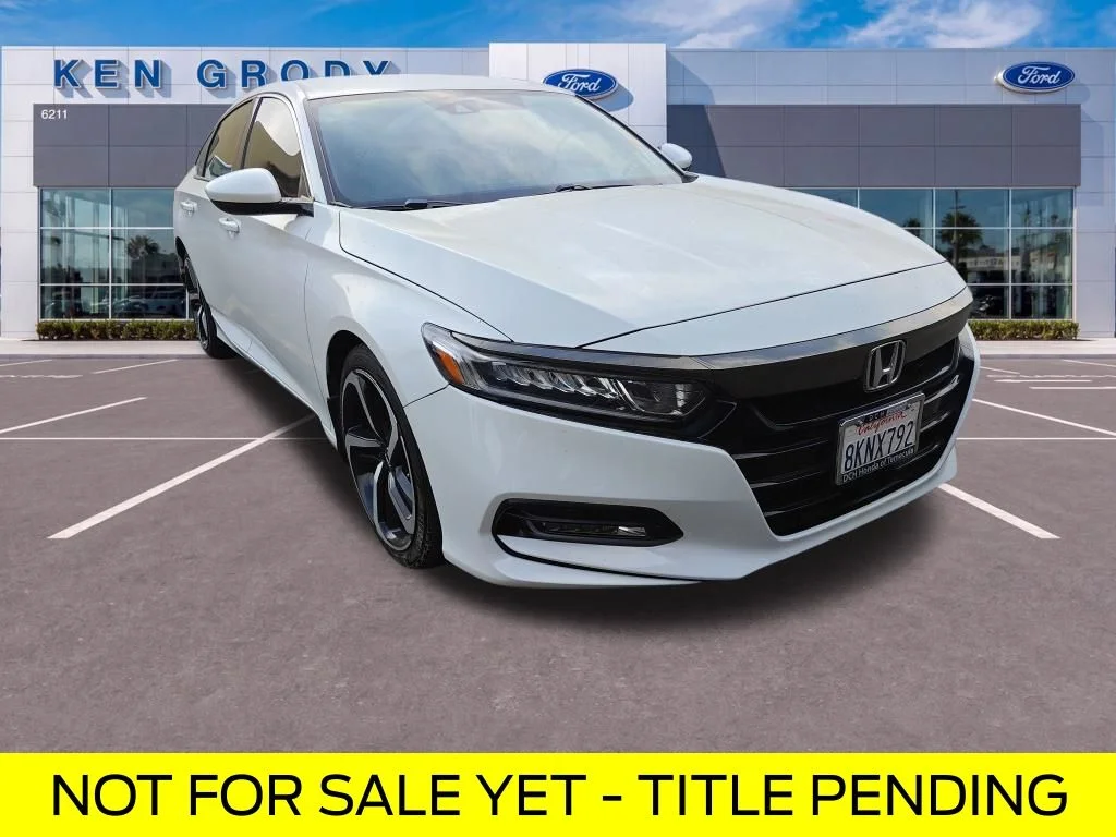 Used 2019 White Honda Sport image 1