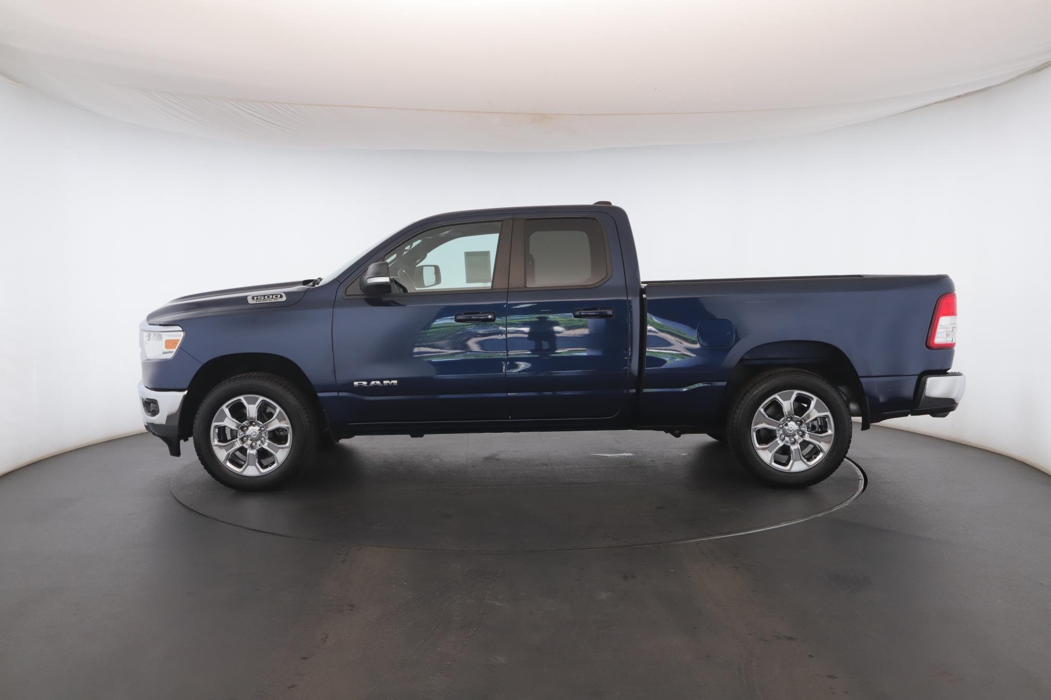 Used 2022 Patriot Blue Pearlcoat Ram Big Horn 4x4 Quad Cab 6