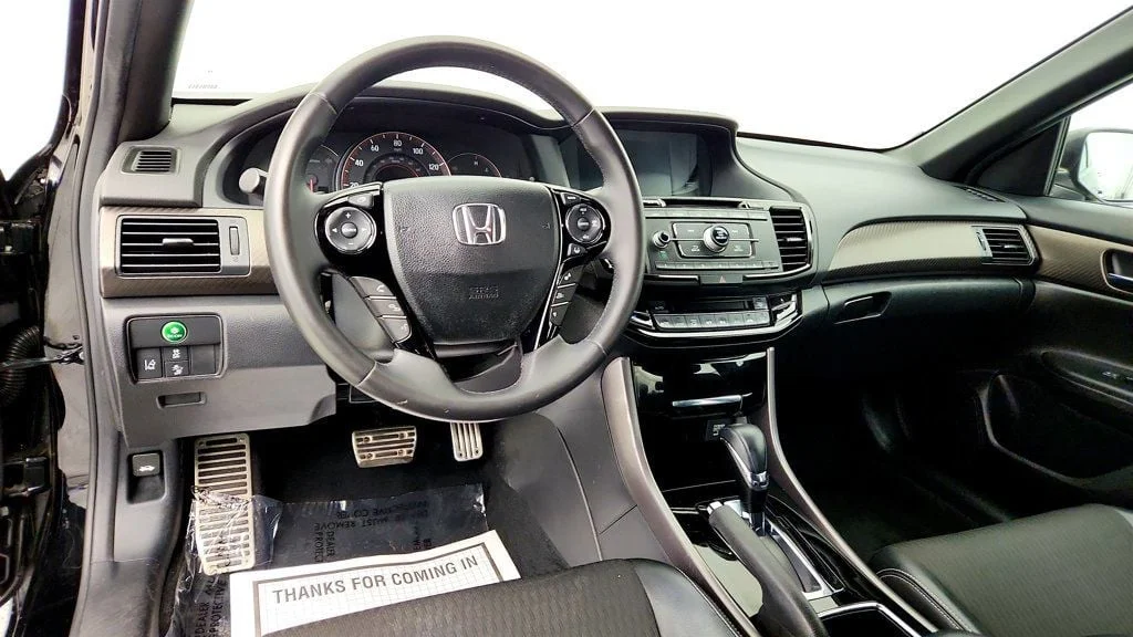 Used 2016 Crystal Black Pearl Honda 4dr I4 CVT Sport w/Honda Sensing image 12