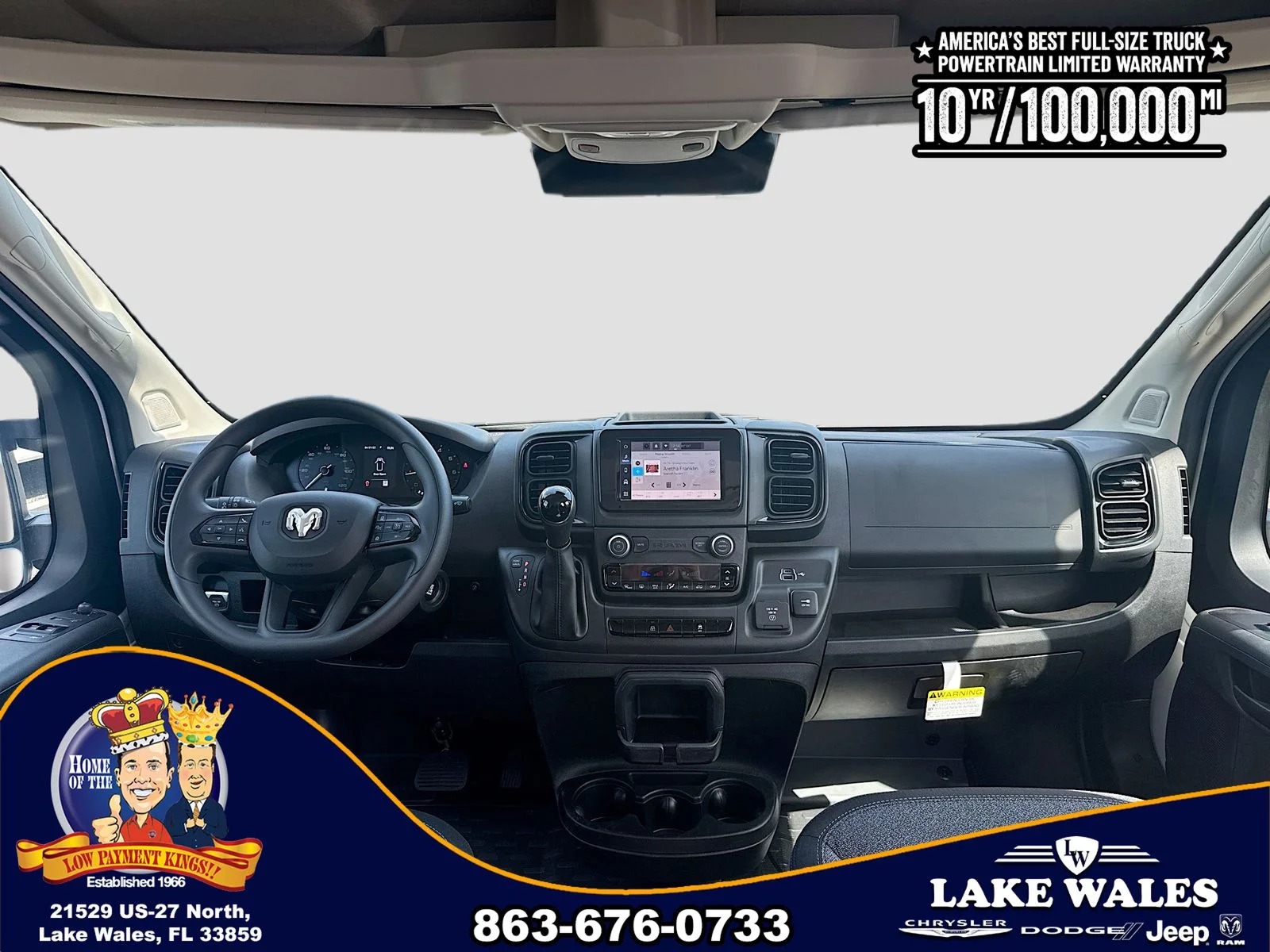 New 2026 Bright White Clearcoat RAM High Roof image 19