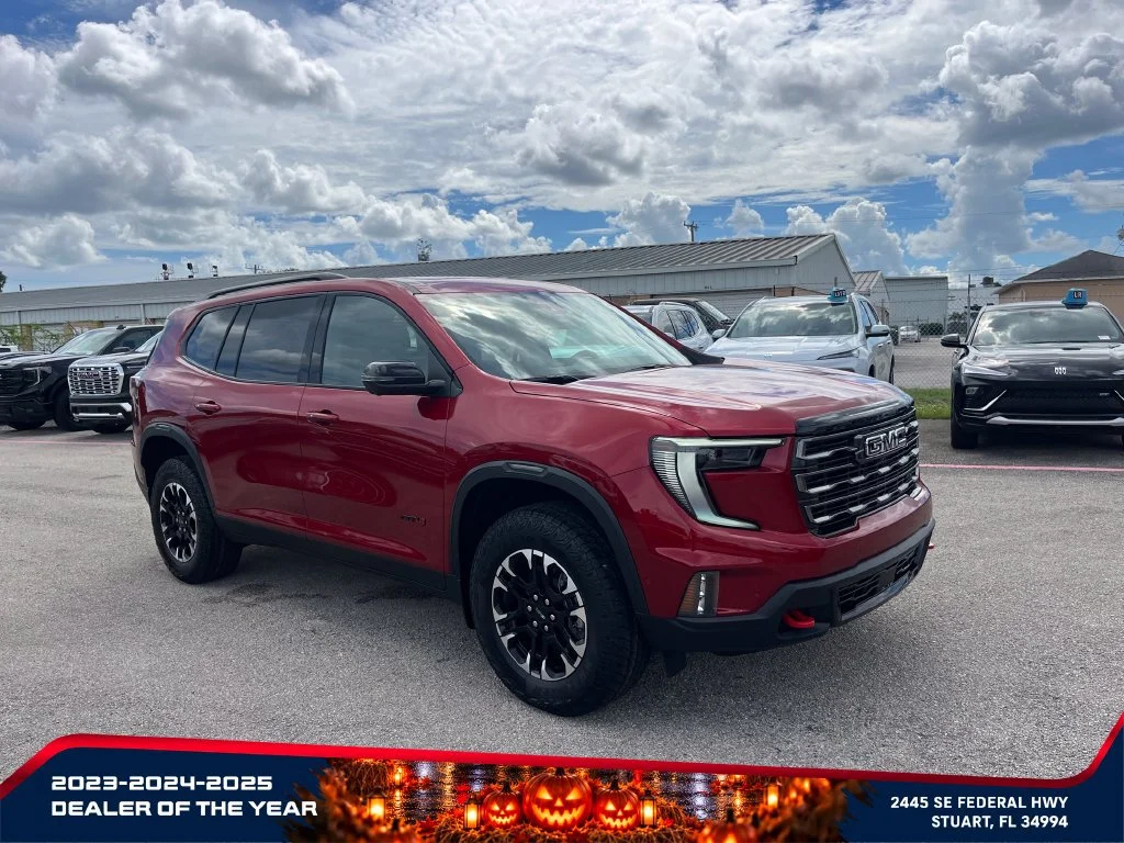 New 2027 Volcanic Red Tintcoat GMC AT4 image 2