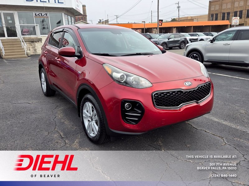 Used 2018 Red Kia LX image 1