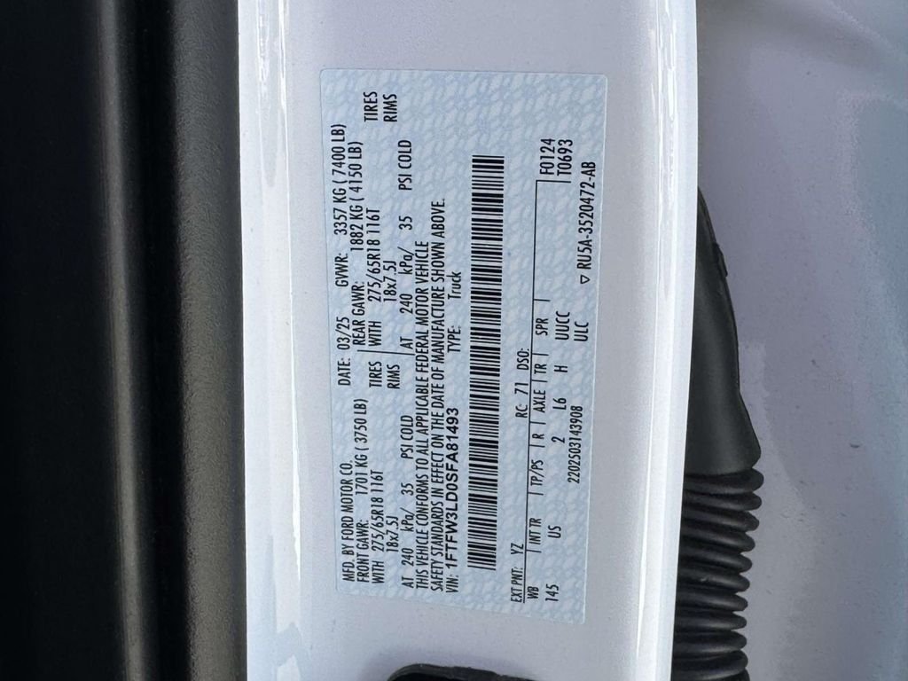 Used 2025 White Ford XLT image 27
