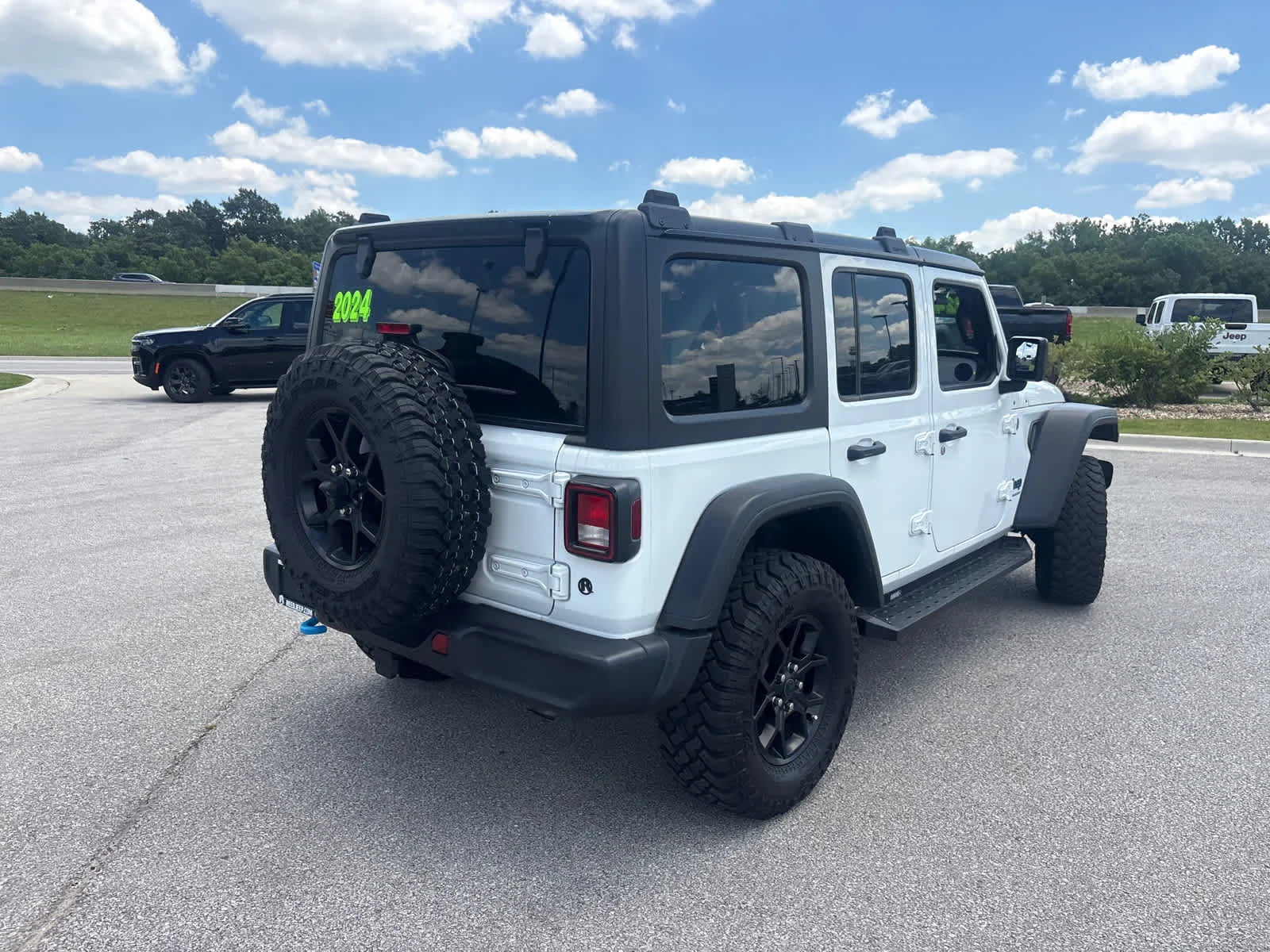 Used 2024 Bright White Clearcoat Jeep Willys image 10