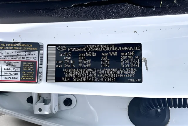 Used 2022 Gray Hyundai SEL image 32