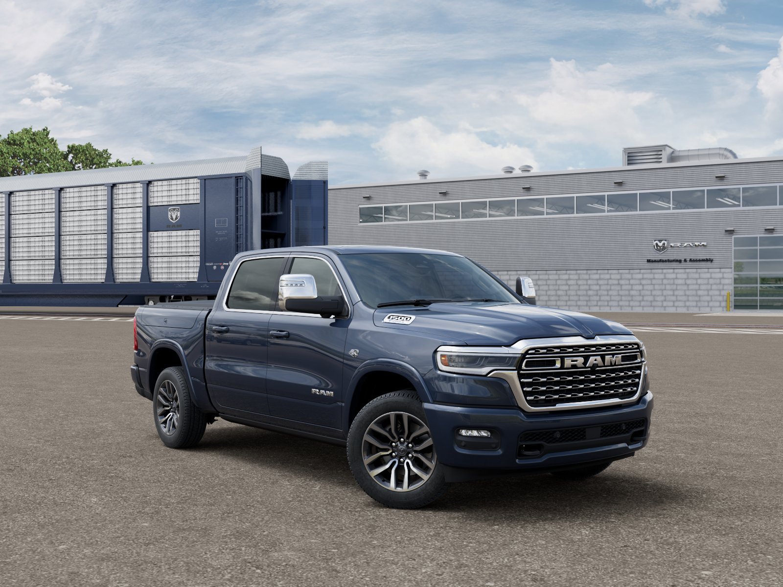 New 2026 Forged Blue Metallic RAM Longhorn image 3