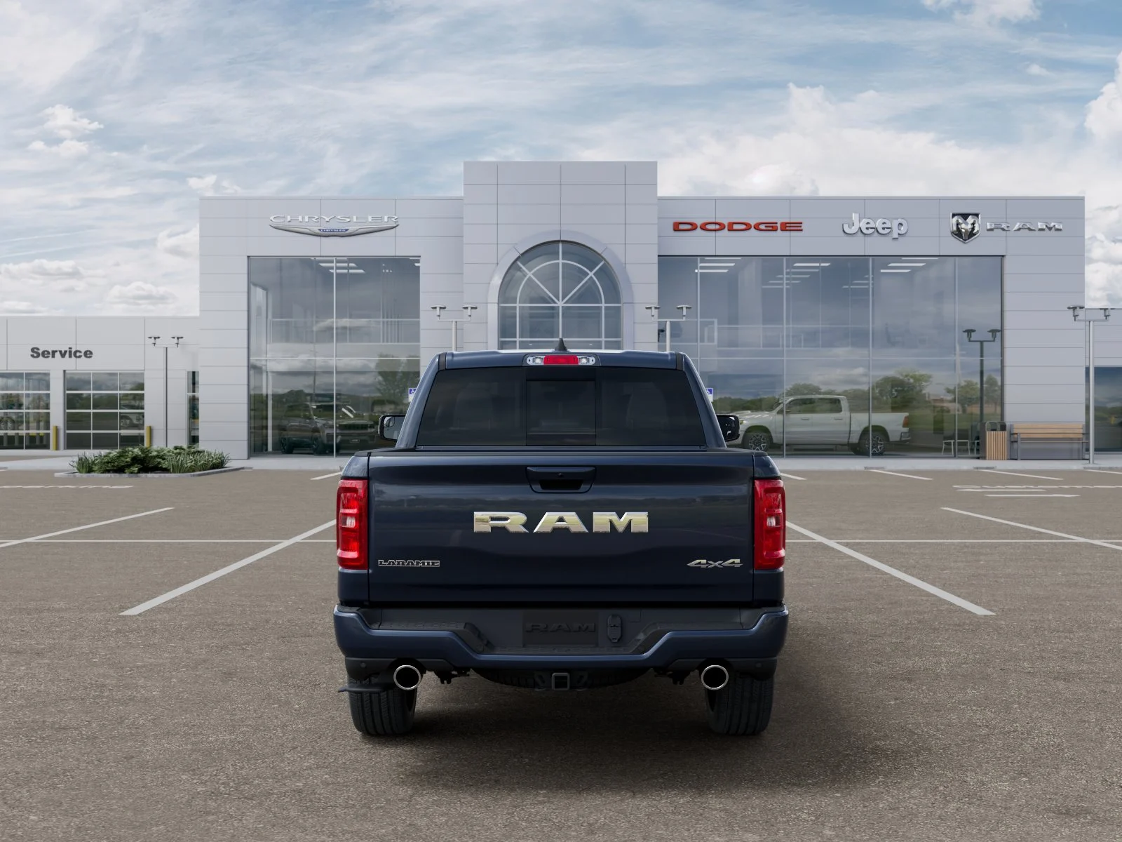New 2026 Forged Blue Metallic Exterior Paint RAM Laramie image 34
